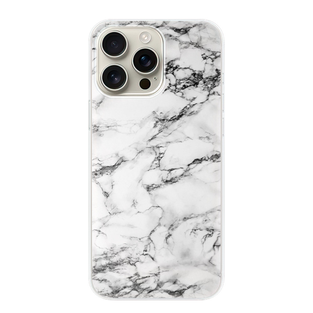 Odolné silikónové puzdro iSaprio - White Marble 01 - iPhone 16 Pro Max