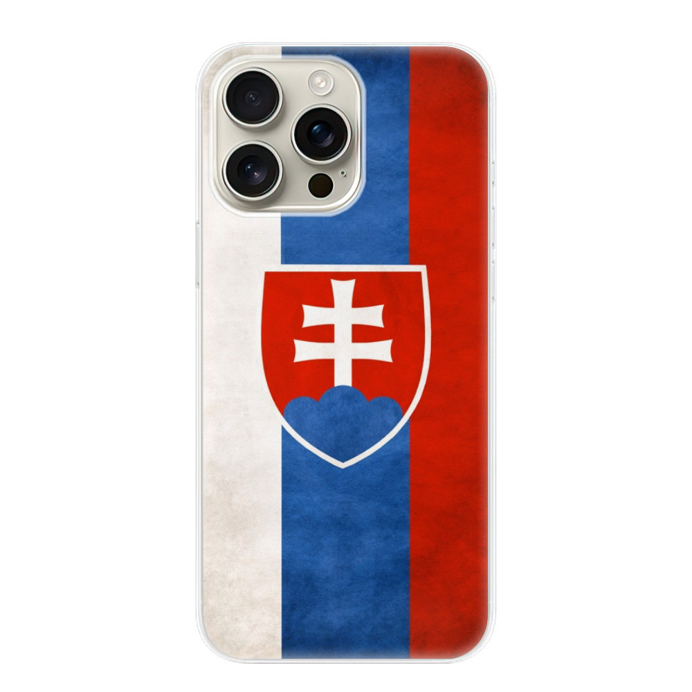 Odolné silikónové puzdro iSaprio - Slovakia Flag - iPhone 16 Pro Max