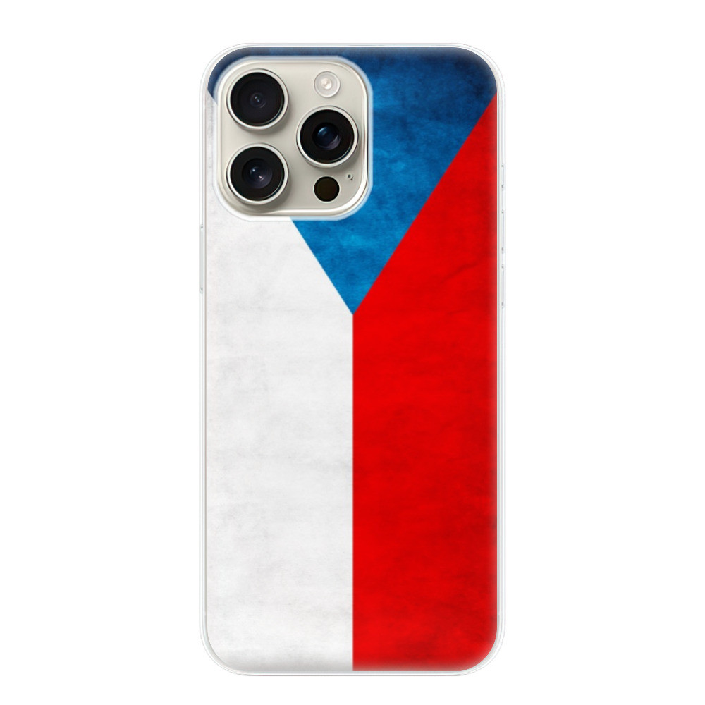 Odolné silikónové puzdro iSaprio - Czech Flag - iPhone 16 Pro Max