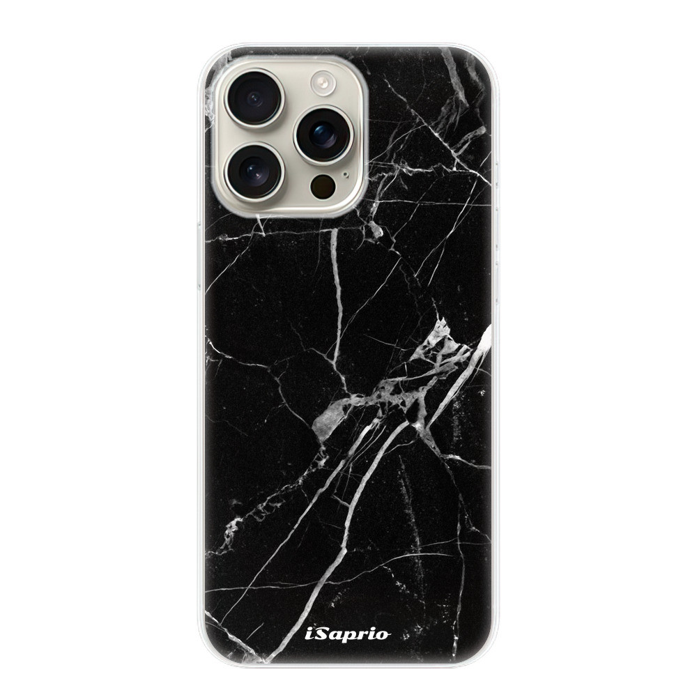 Odolné silikónové puzdro iSaprio - Black Marble 18 - iPhone 16 Pro Max