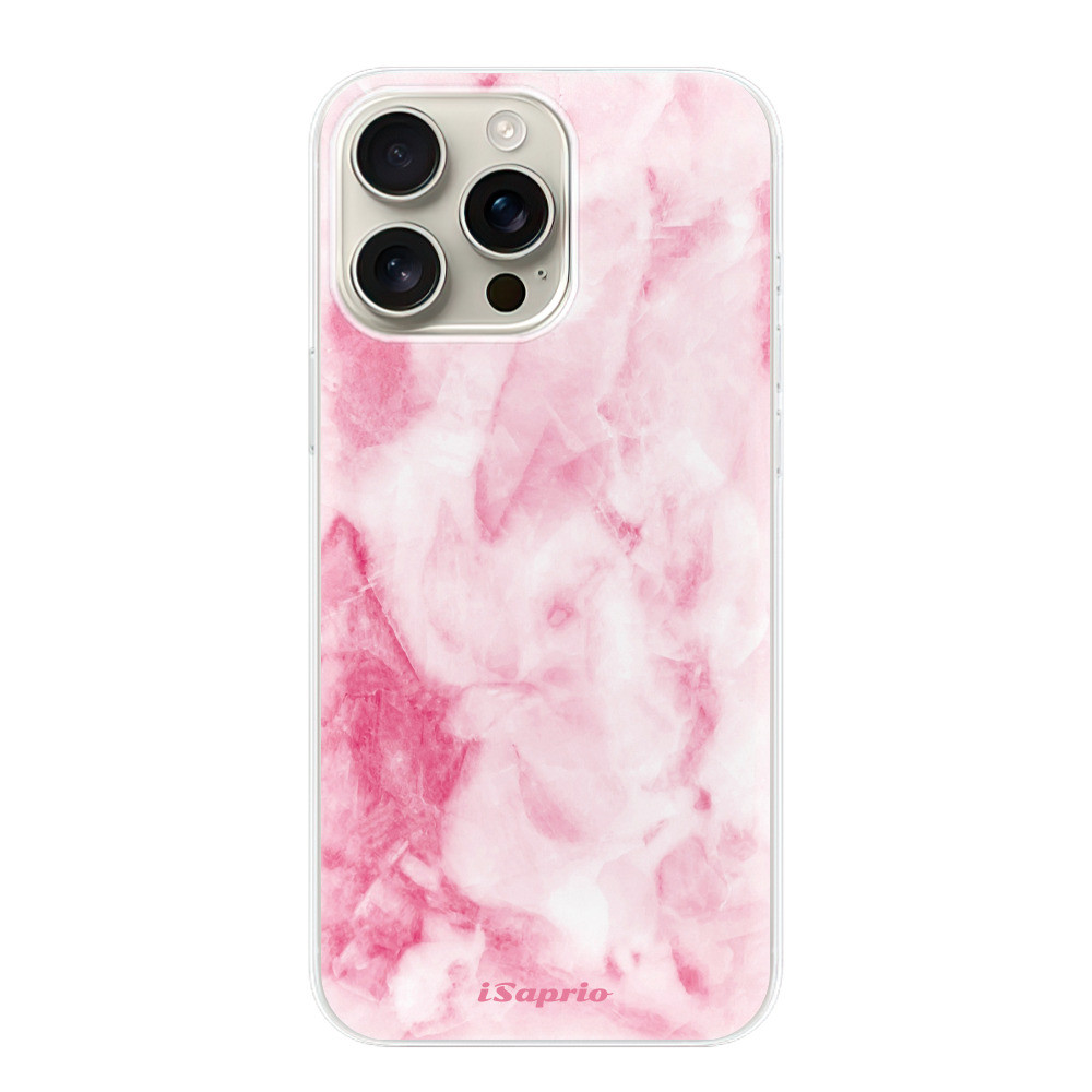 Odolné silikónové puzdro iSaprio - RoseMarble 16 - iPhone 16 Pro Max
