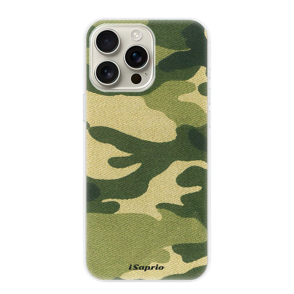 Odolné silikónové puzdro iSaprio - Green Camuflage 01 - iPhone 16 Pro Max