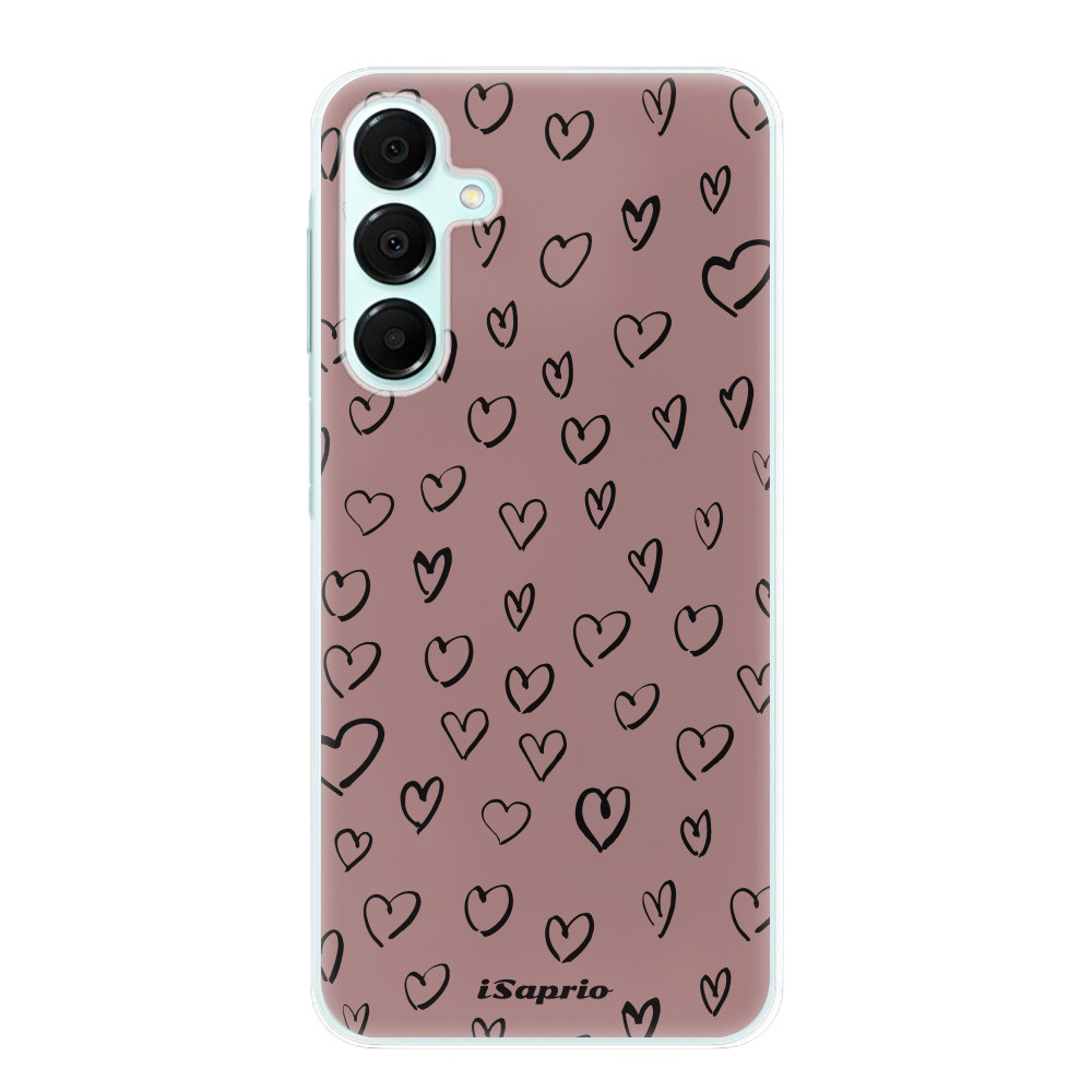 Odolné silikónové puzdro iSaprio - Heart Dark - Samsung Galaxy A16 5G