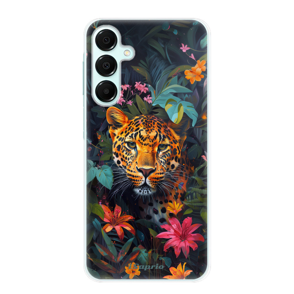 Odolné silikónové puzdro iSaprio - Flower Jaguar - Samsung Galaxy A16 5G