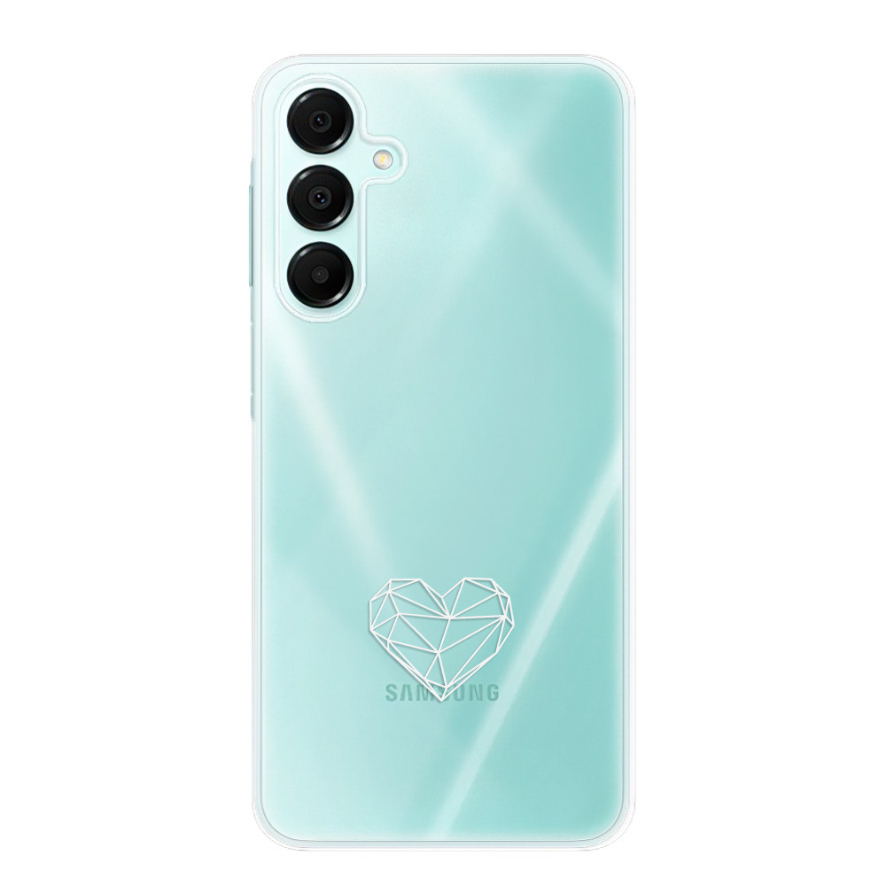 Odolné silikónové puzdro iSaprio - čiré - Digital Love - Samsung Galaxy A16 5G
