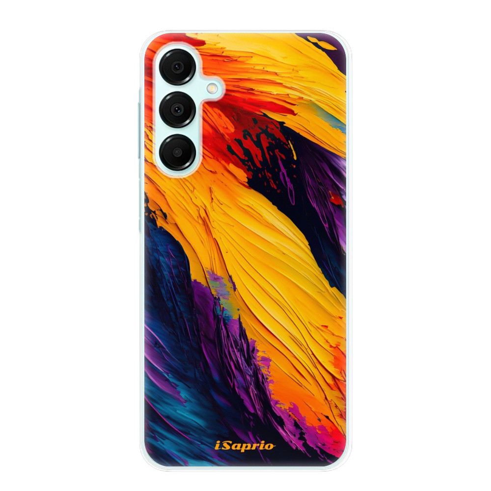 Odolné silikónové puzdro iSaprio - Orange Paint - Samsung Galaxy A16 5G