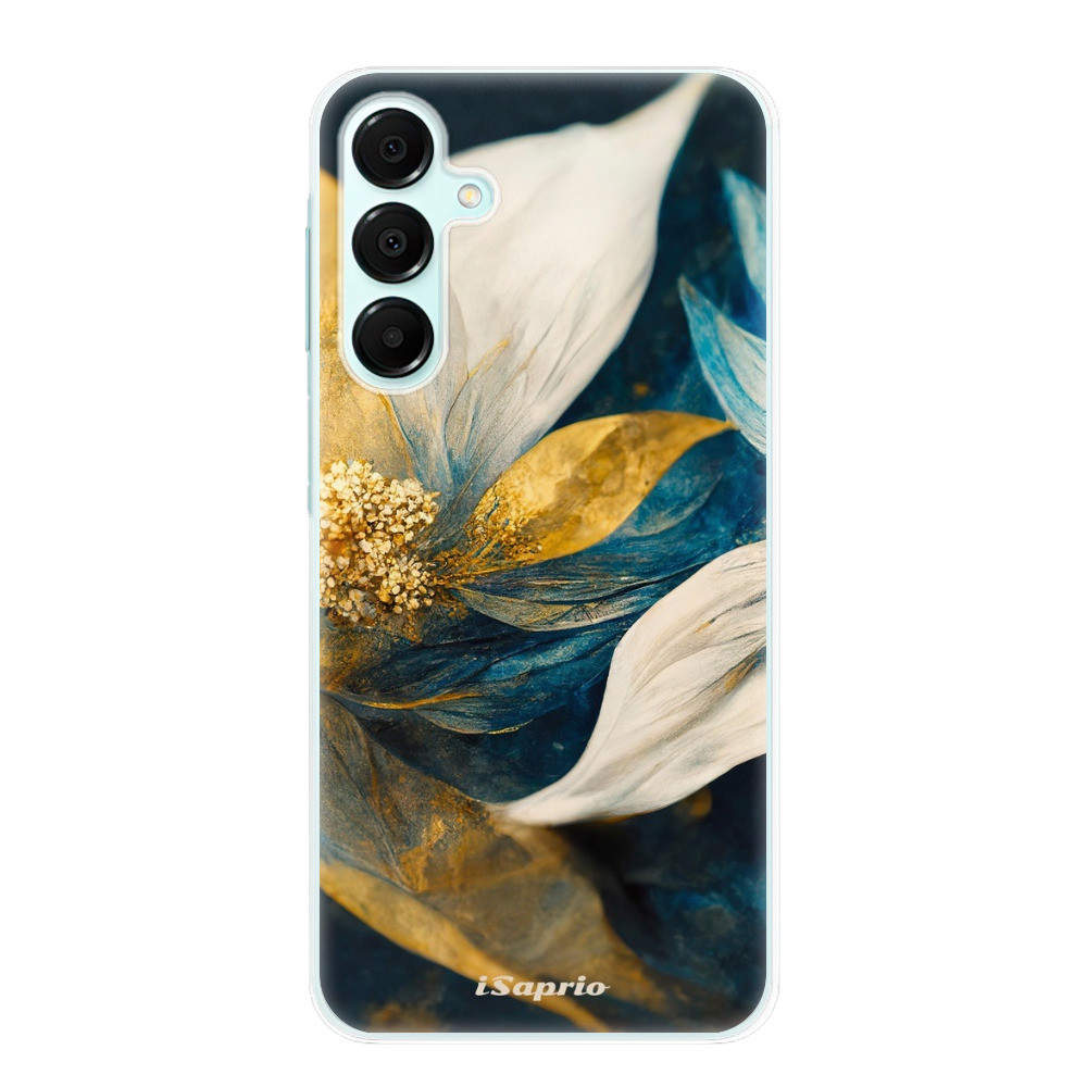 Odolné silikónové puzdro iSaprio - Gold Petals - Samsung Galaxy A16 5G