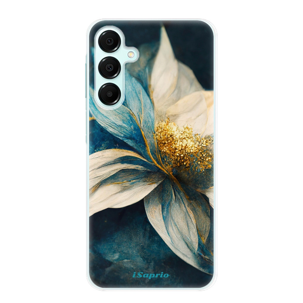 Odolné silikónové puzdro iSaprio - Blue Petals - Samsung Galaxy A16 5G