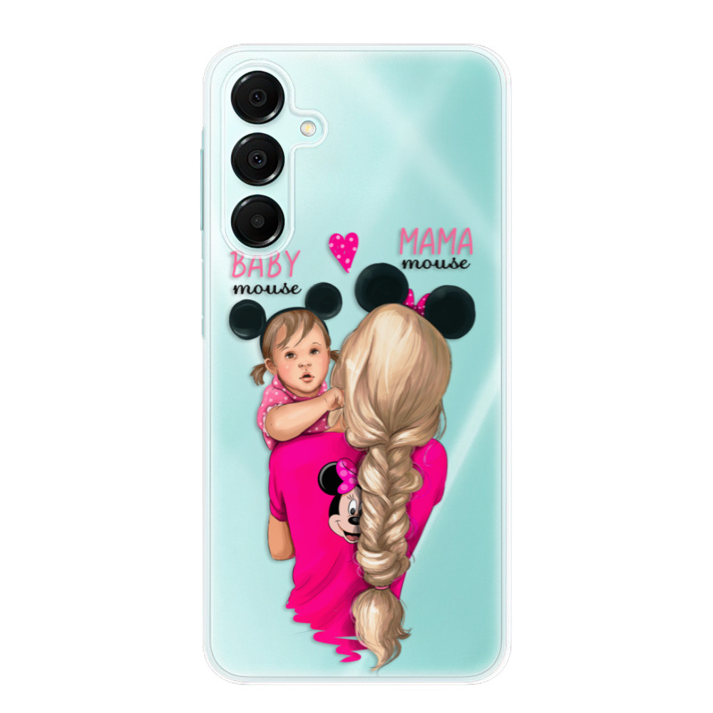 Odolné silikónové puzdro iSaprio - Mama Mouse Blond and Girl - Samsung Galaxy A16 5G