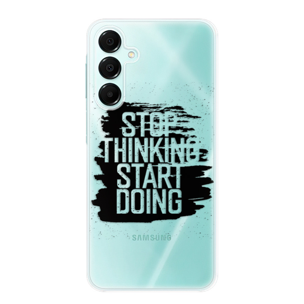 Odolné silikónové puzdro iSaprio - Start Doing - black - Samsung Galaxy A16 5G