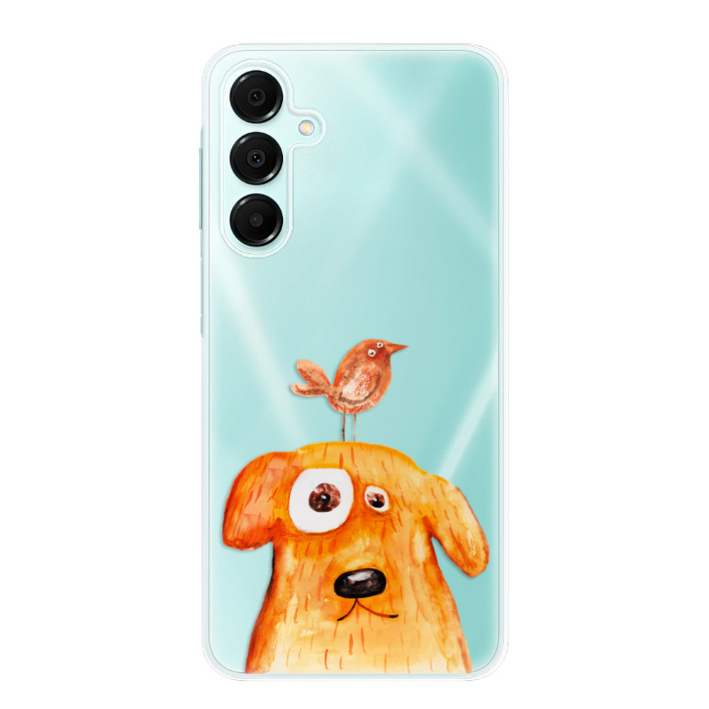 Odolné silikónové puzdro iSaprio - Dog And Bird - Samsung Galaxy A16 5G