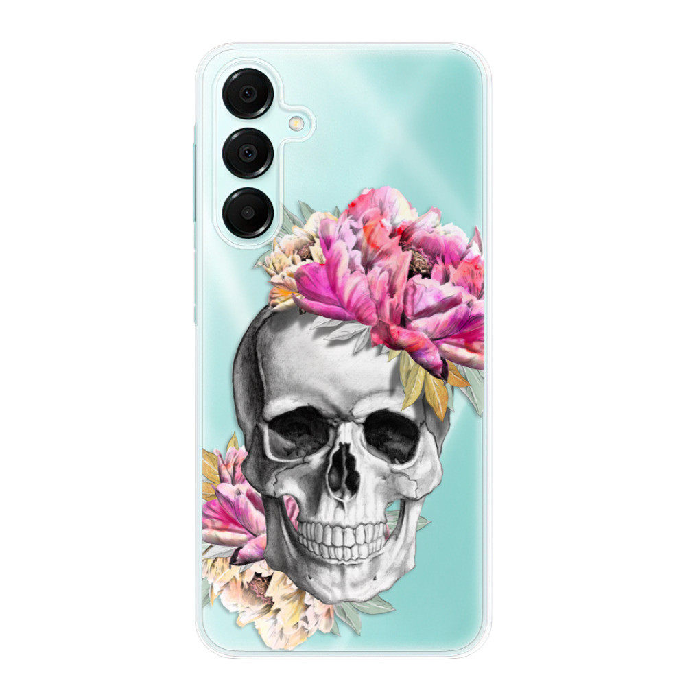 Odolné silikónové puzdro iSaprio - Pretty Skull - Samsung Galaxy A16 5G