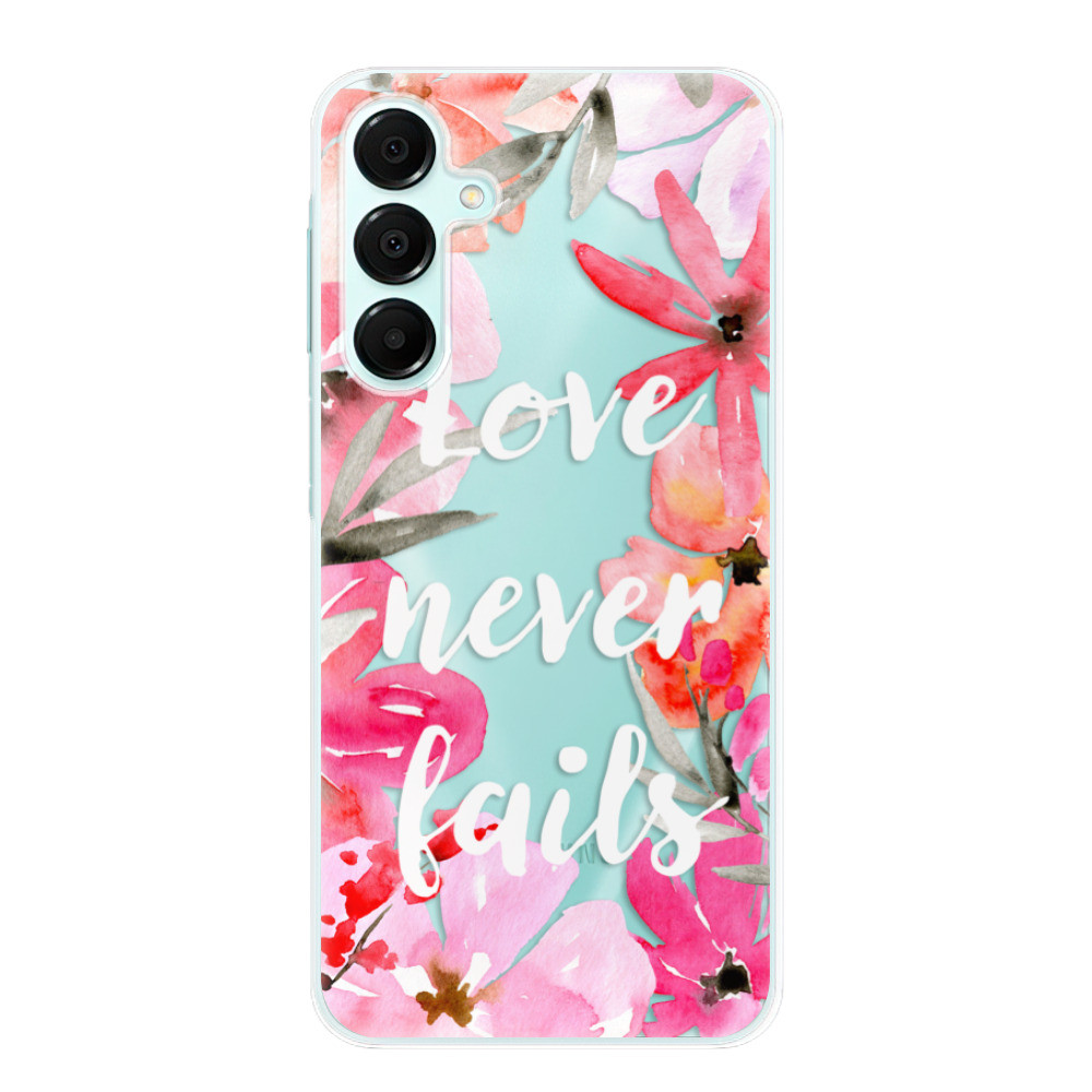 Odolné silikónové puzdro iSaprio - Love Never Fails - Samsung Galaxy A16 5G