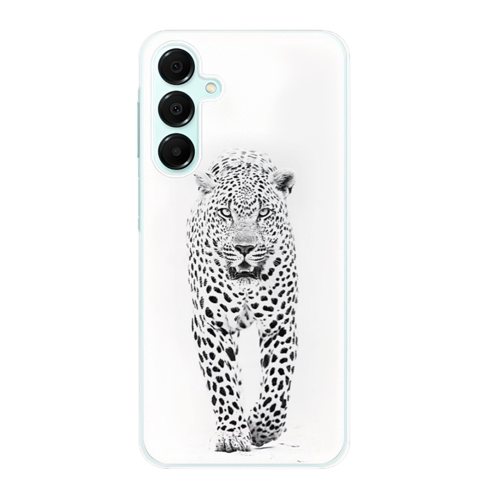 Odolné silikónové puzdro iSaprio - White Jaguar - Samsung Galaxy A16 5G