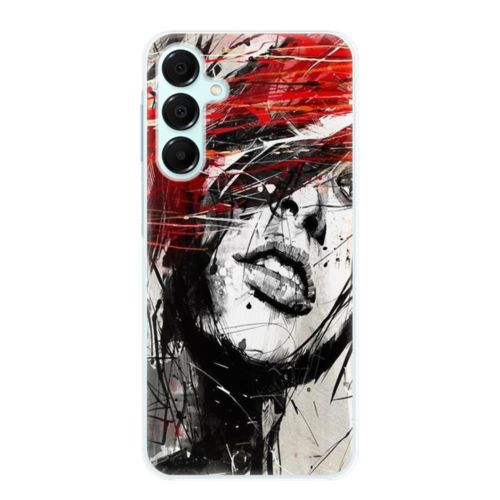 Odolné silikónové puzdro iSaprio - Sketch Face - Samsung Galaxy A16 5G