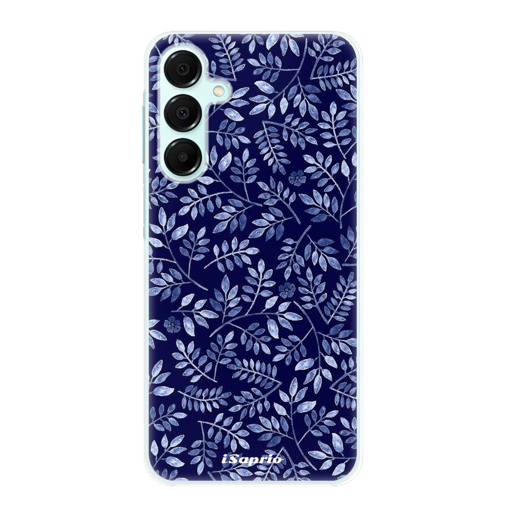 Odolné silikónové puzdro iSaprio - Blue Leaves 05 - Samsung Galaxy A16 5G