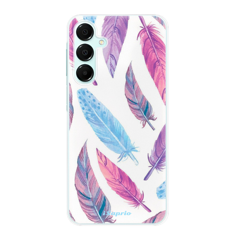 Odolné silikónové puzdro iSaprio - Feather Pattern 10 - Samsung Galaxy A16 5G