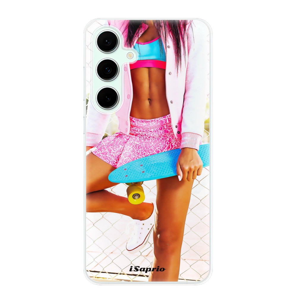 Odolné silikónové puzdro iSaprio - Skate girl 01 - Samsung Galaxy S24 FE