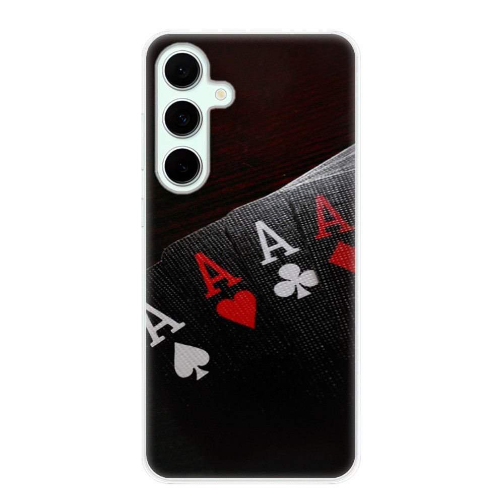 Odolné silikónové puzdro iSaprio - Poker - Samsung Galaxy S24 FE
