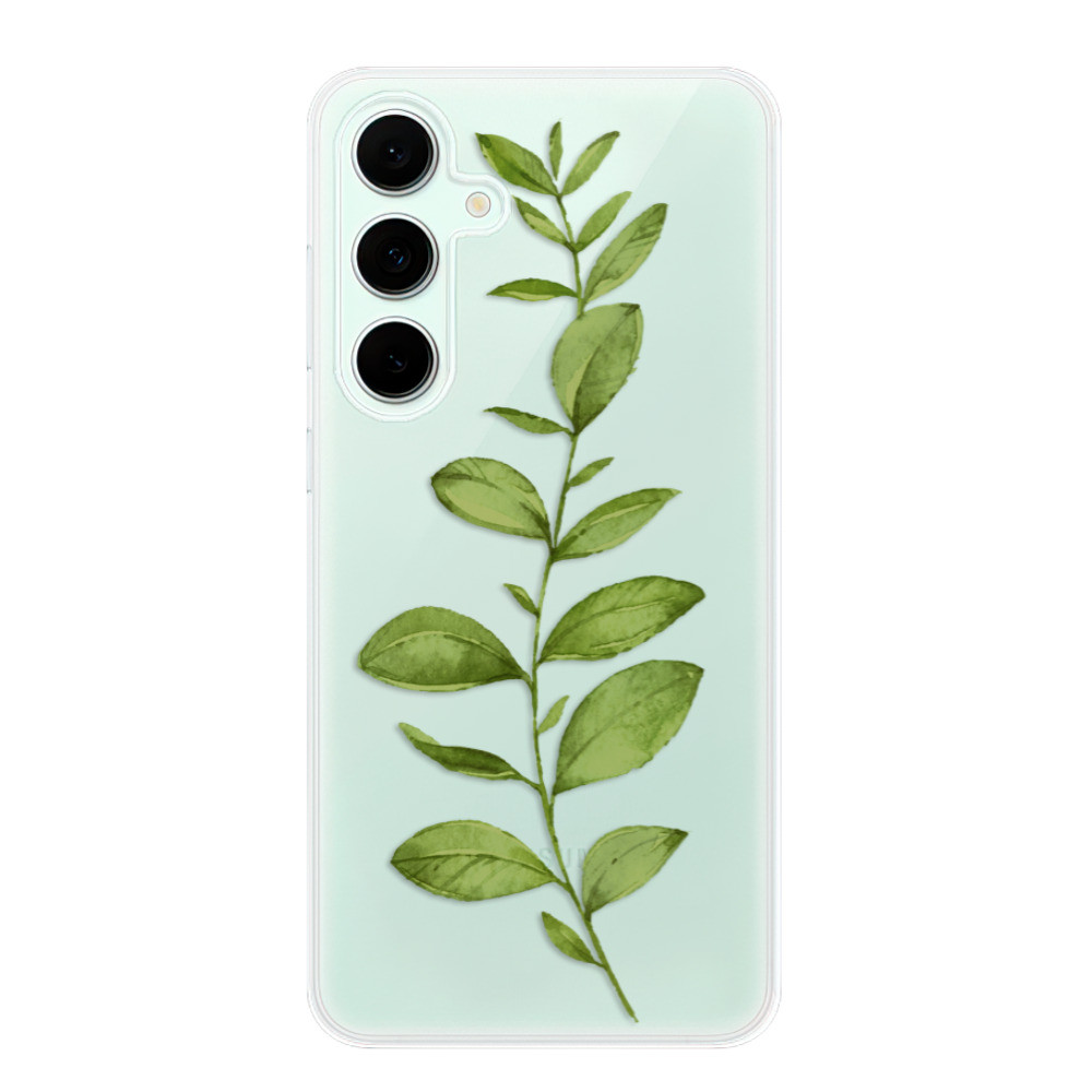 Odolné silikónové puzdro iSaprio - Green Plant 01 - Samsung Galaxy S24 FE