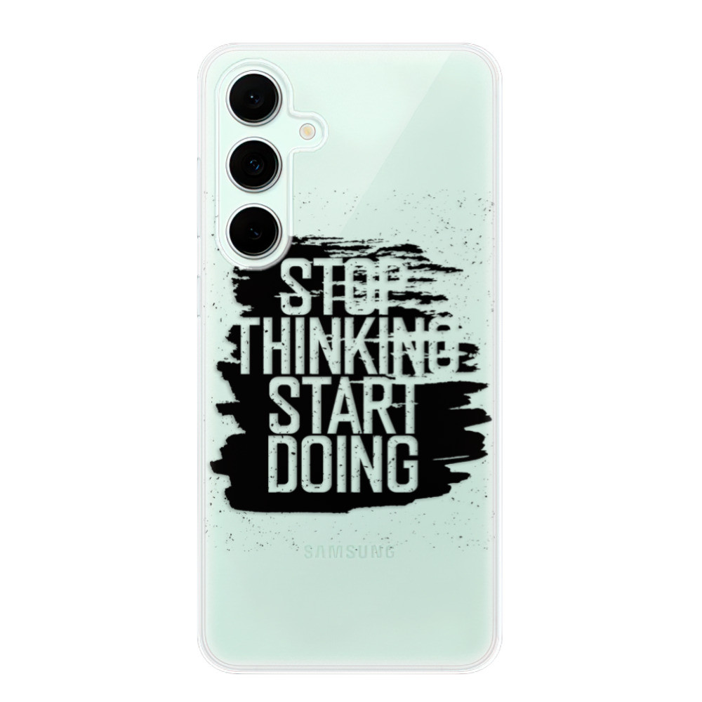 Odolné silikónové puzdro iSaprio - Start Doing - black - Samsung Galaxy S24 FE