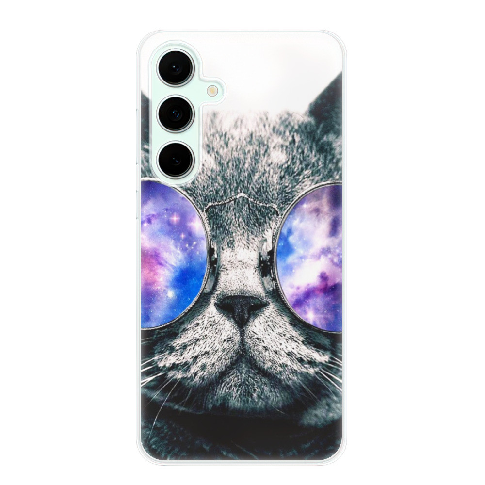 Odolné silikónové puzdro iSaprio - Galaxy Cat - Samsung Galaxy S24 FE