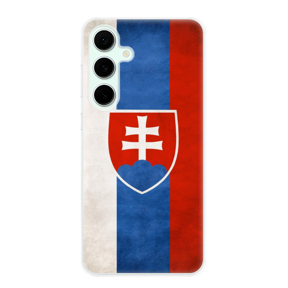 Odolné silikónové puzdro iSaprio - Slovakia Flag - Samsung Galaxy S24 FE