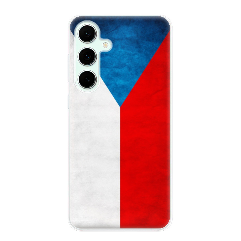 Odolné silikónové puzdro iSaprio - Czech Flag - Samsung Galaxy S24 FE