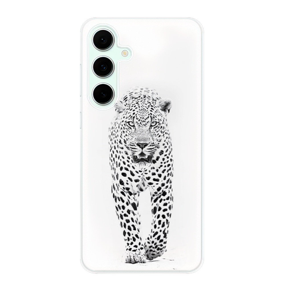 Odolné silikónové puzdro iSaprio - White Jaguar - Samsung Galaxy S24 FE