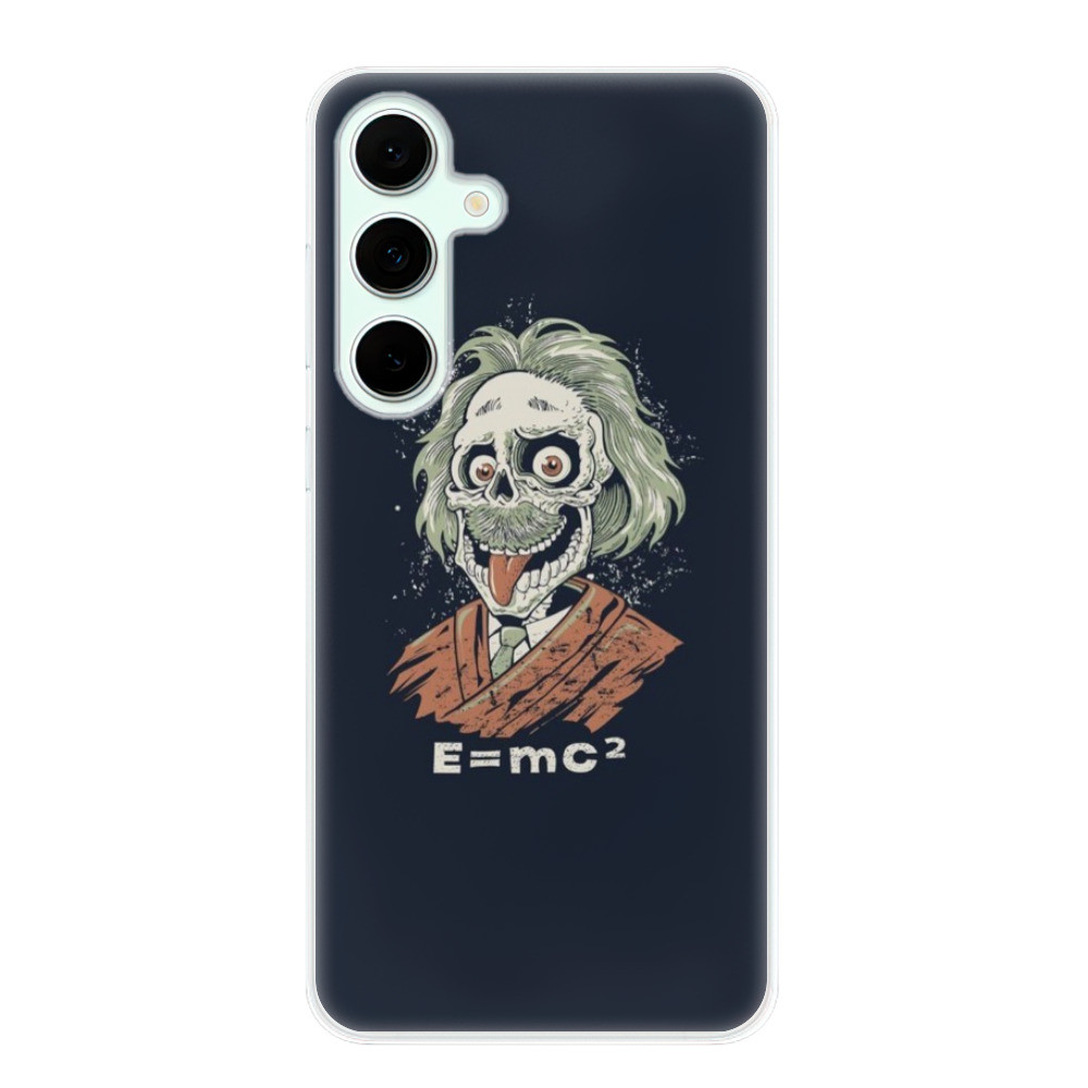 Odolné silikónové puzdro iSaprio - Einstein 01 - Samsung Galaxy S24 FE