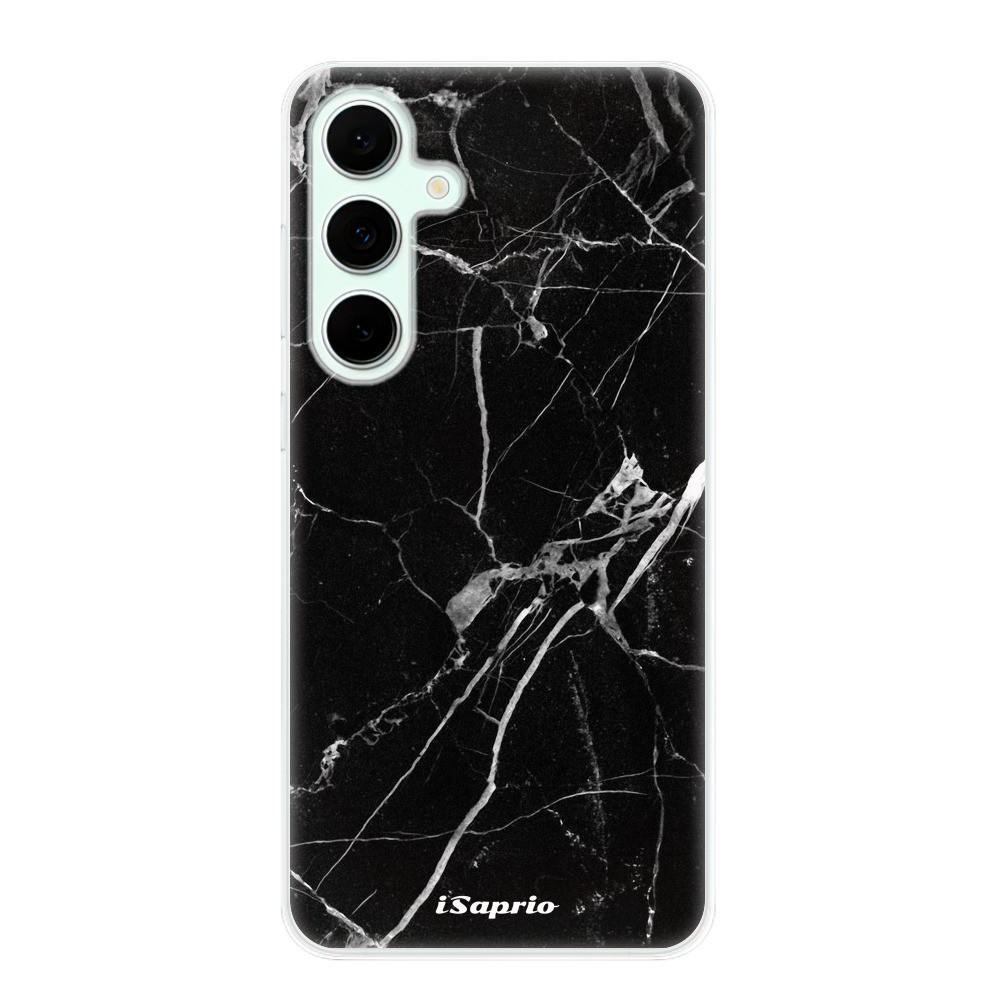 Odolné silikónové puzdro iSaprio - Black Marble 18 - Samsung Galaxy S24 FE