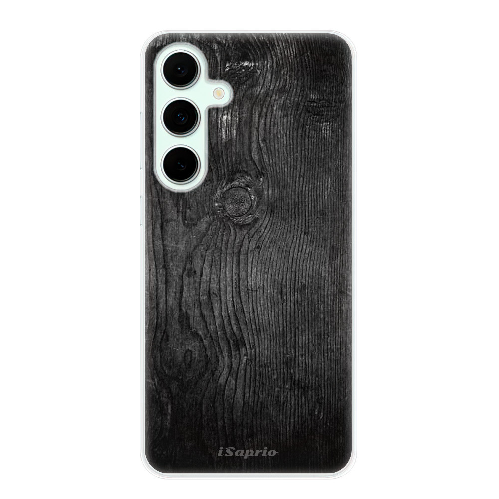 Odolné silikónové puzdro iSaprio - Black Wood 13 - Samsung Galaxy S24 FE