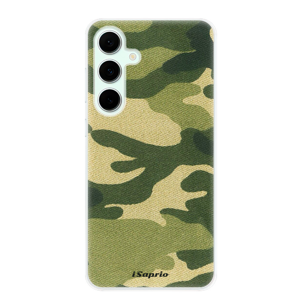 Odolné silikónové puzdro iSaprio - Green Camuflage 01 - Samsung Galaxy S24 FE