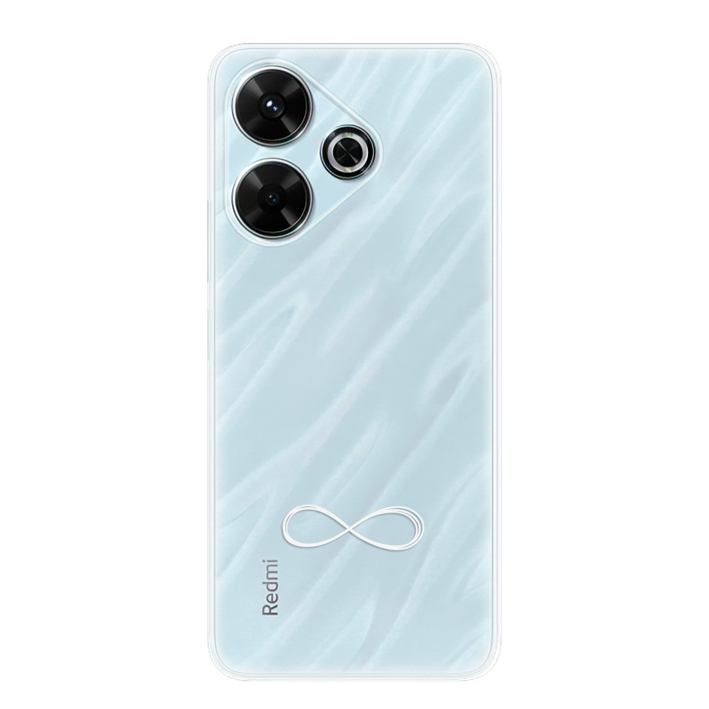 Odolné silikónové puzdro iSaprio - čiré - Infinity - Xiaomi Redmi 13