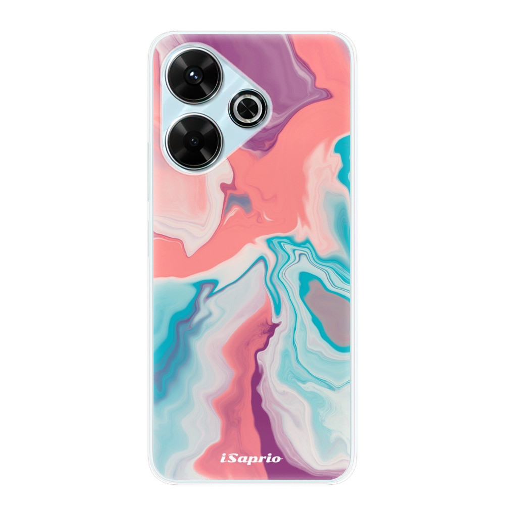 Odolné silikónové puzdro iSaprio - New Liquid - Xiaomi Redmi 13
