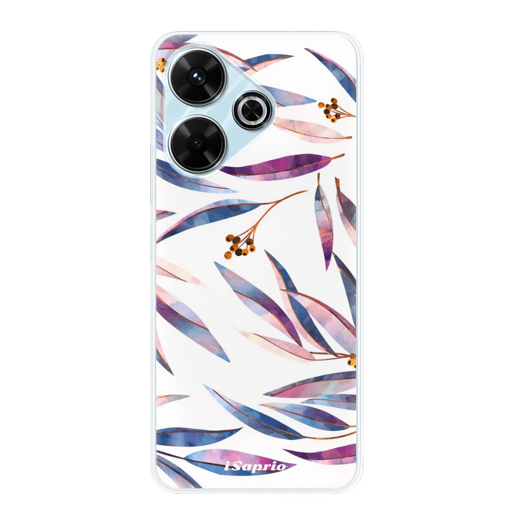 Odolné silikónové puzdro iSaprio - Eucalyptus - Xiaomi Redmi 13
