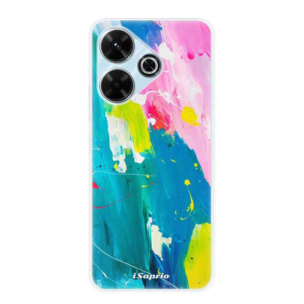 Odolné silikónové puzdro iSaprio - Abstract Paint 04 - Xiaomi Redmi 13