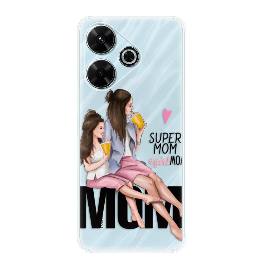 Odolné silikónové puzdro iSaprio - Milk Shake - Brunette - Xiaomi Redmi 13