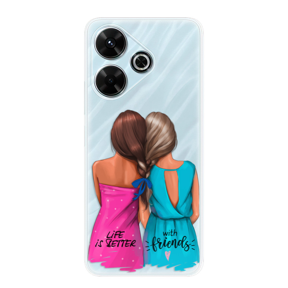Odolné silikónové puzdro iSaprio - Best Friends - Xiaomi Redmi 13