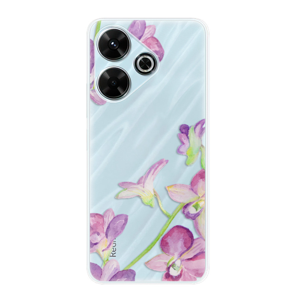 Odolné silikónové puzdro iSaprio - Purple Orchid - Xiaomi Redmi 13