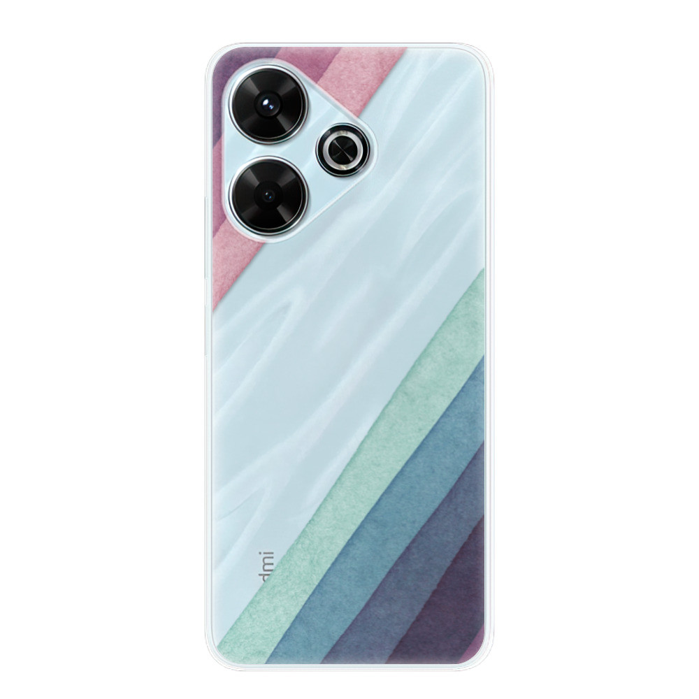 Odolné silikónové puzdro iSaprio - Glitter Stripes 01 - Xiaomi Redmi 13