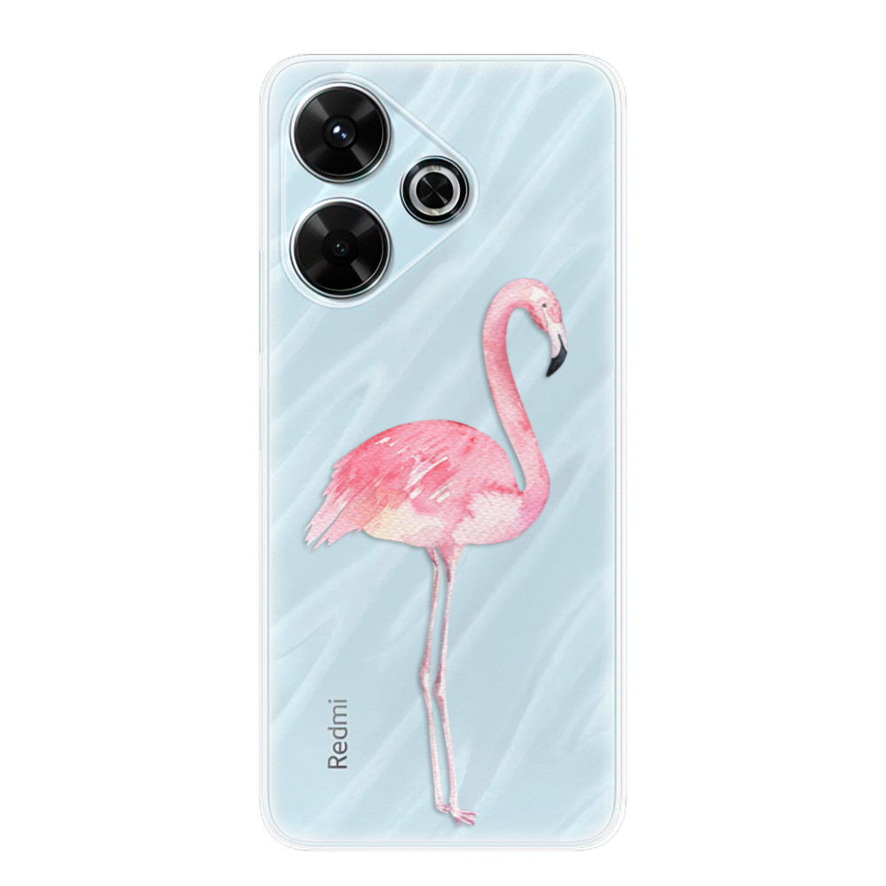 Odolné silikónové puzdro iSaprio - Flamingo 01 - Xiaomi Redmi 13