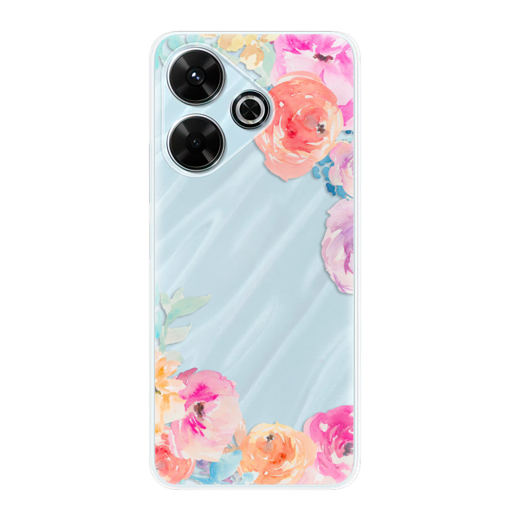 Odolné silikónové puzdro iSaprio - Flower Brush - Xiaomi Redmi 13