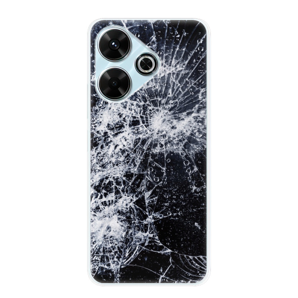 Odolné silikónové puzdro iSaprio - Cracked - Xiaomi Redmi 13