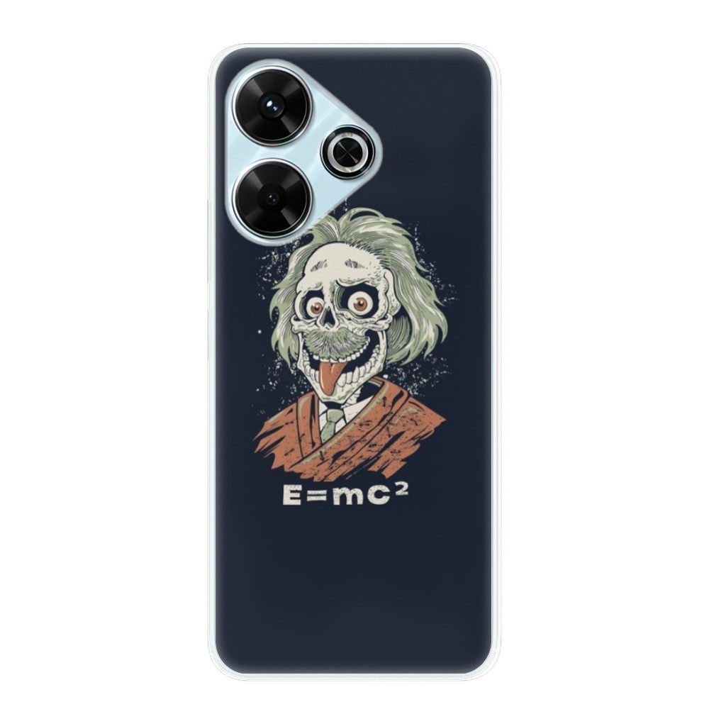 Odolné silikónové puzdro iSaprio - Einstein 01 - Xiaomi Redmi 13