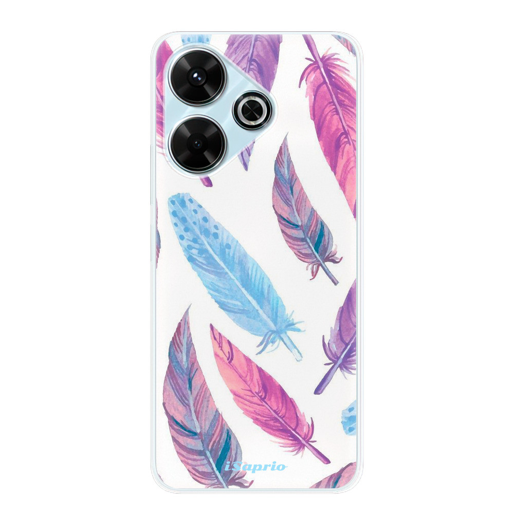 Odolné silikónové puzdro iSaprio - Feather Pattern 10 - Xiaomi Redmi 13
