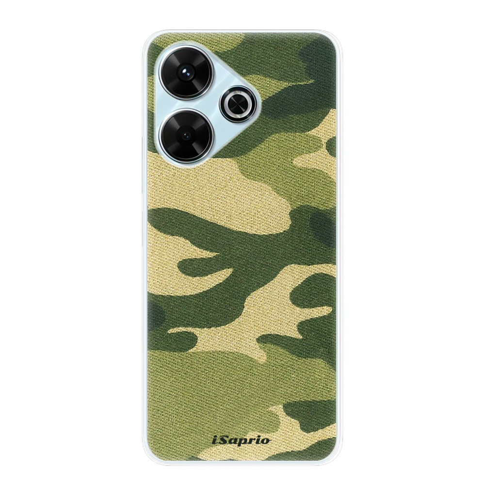 Odolné silikónové puzdro iSaprio - Green Camuflage 01 - Xiaomi Redmi 13
