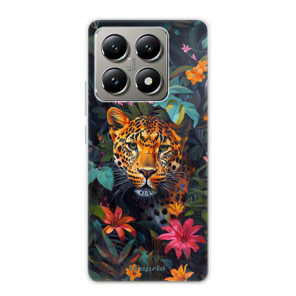 Odolné silikónové puzdro iSaprio - Flower Jaguar - Xiaomi 14T