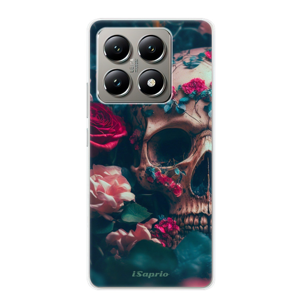 Odolné silikónové puzdro iSaprio - Skull in Roses - Xiaomi 14T