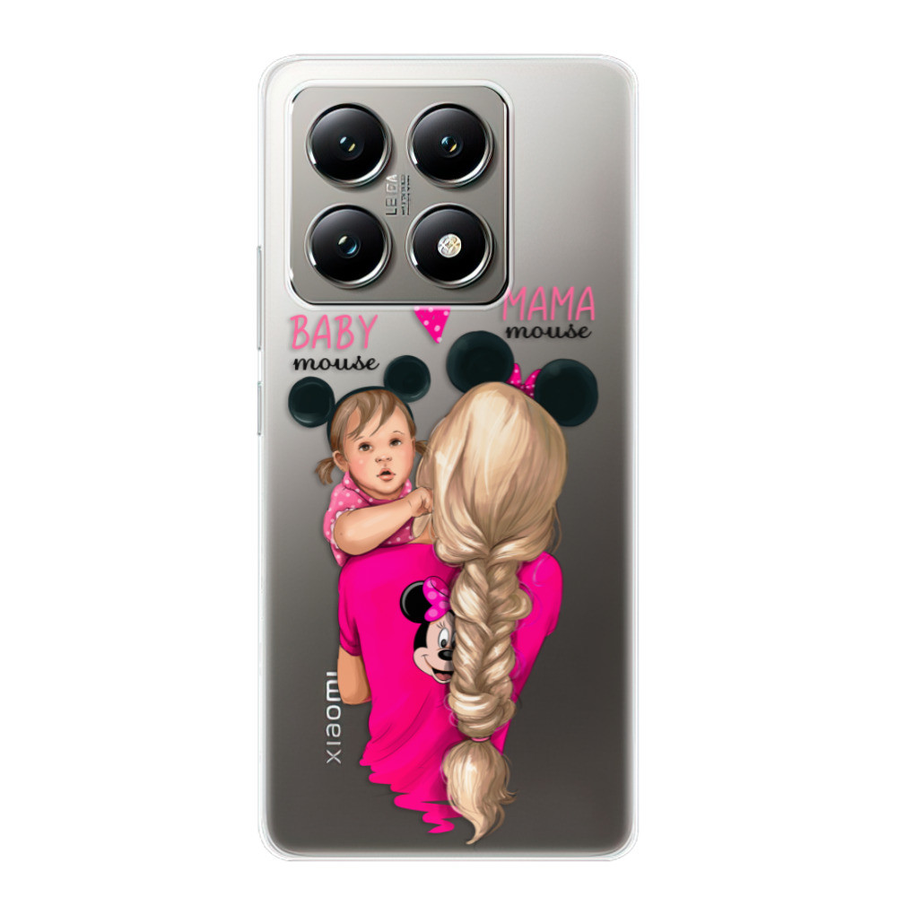 Odolné silikónové puzdro iSaprio - Mama Mouse Blond and Girl - Xiaomi 14T